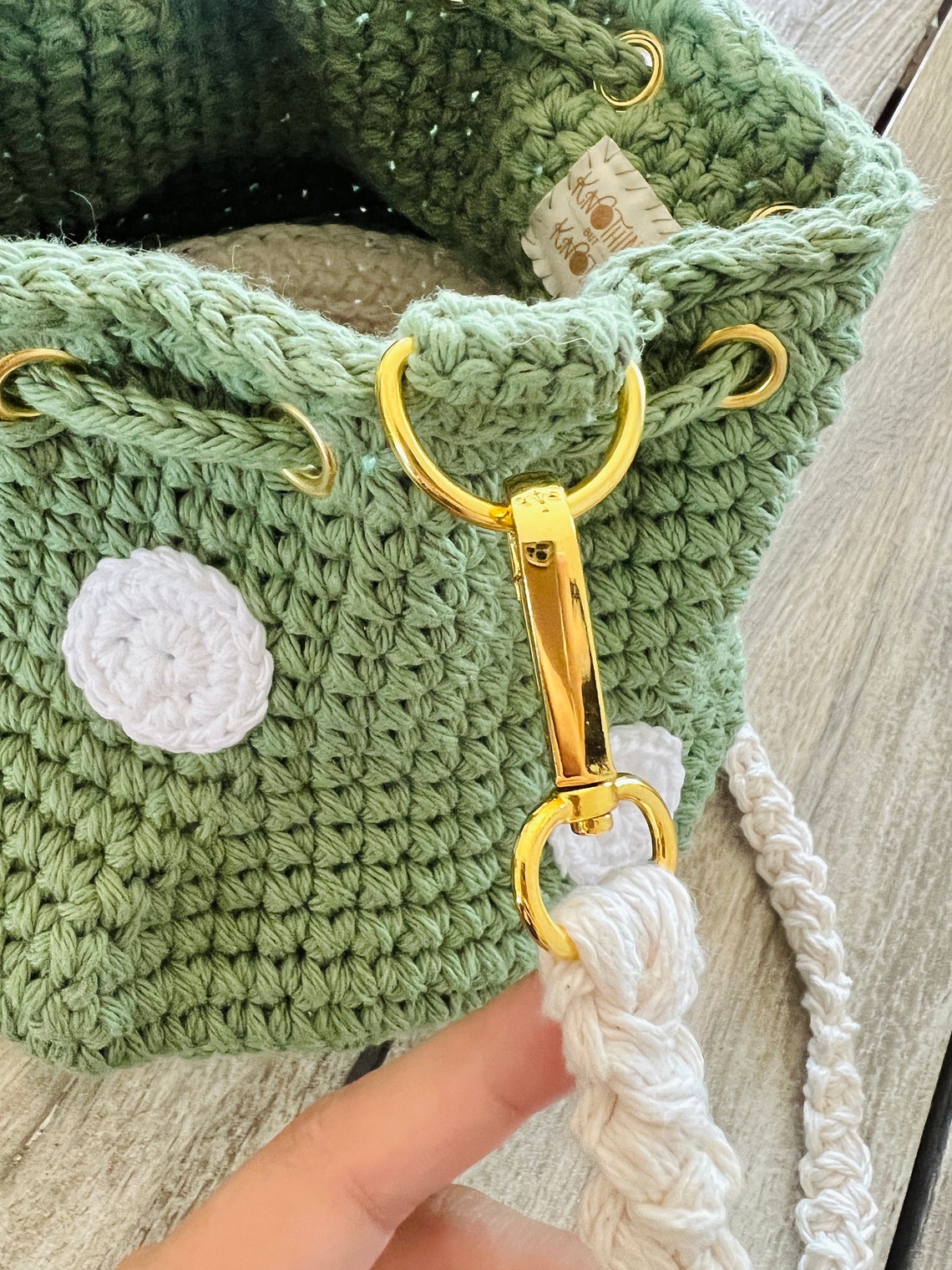 Crochet Mushroom Bag Mini Drawstring Purse With Detachable Etsy