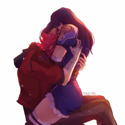 Arcane Caitlyn and Vi Comfort Print