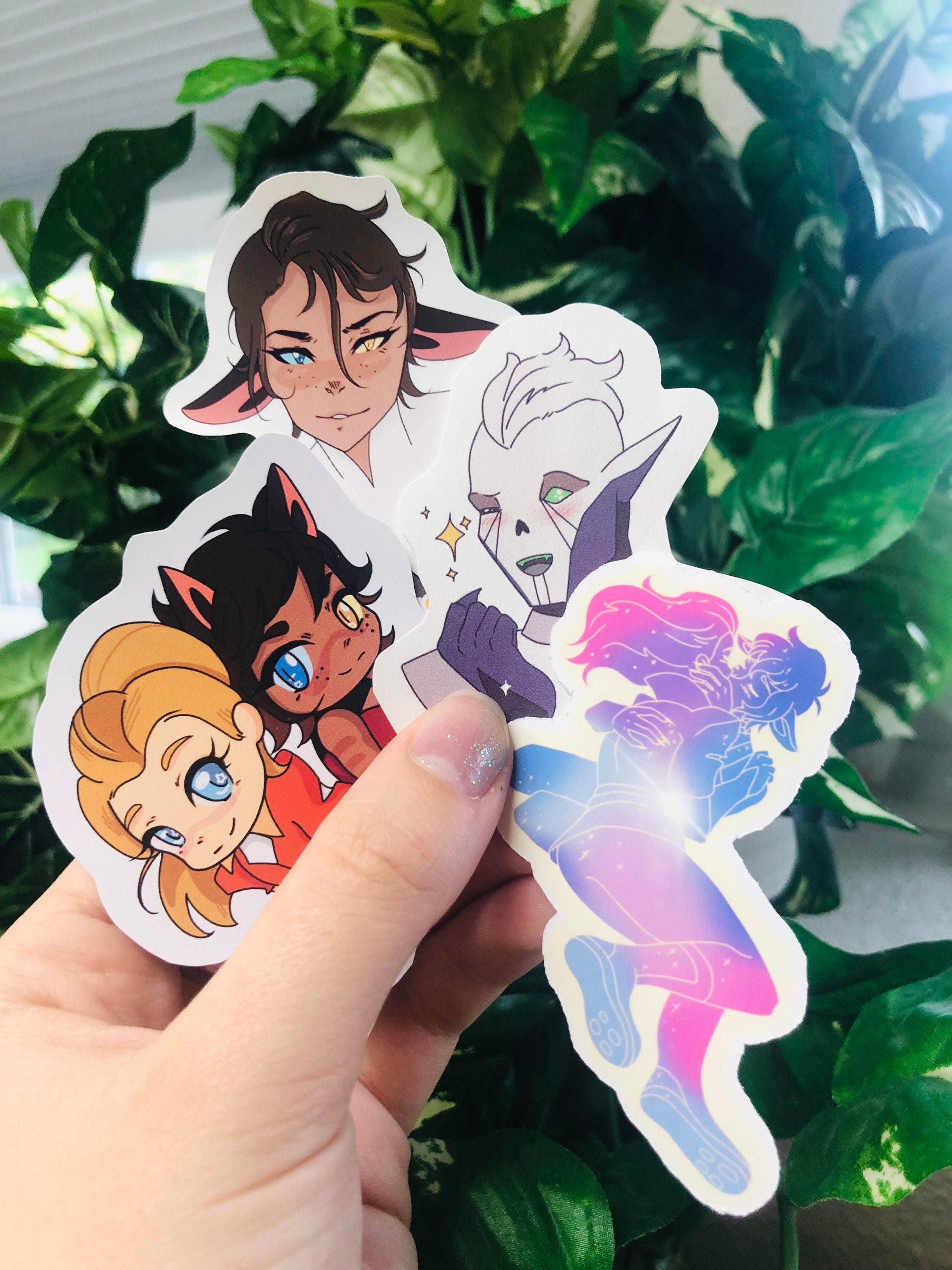 She Ra Season 4 Sticker Bundle (Catradora, Hordak, Catra, Adora)
