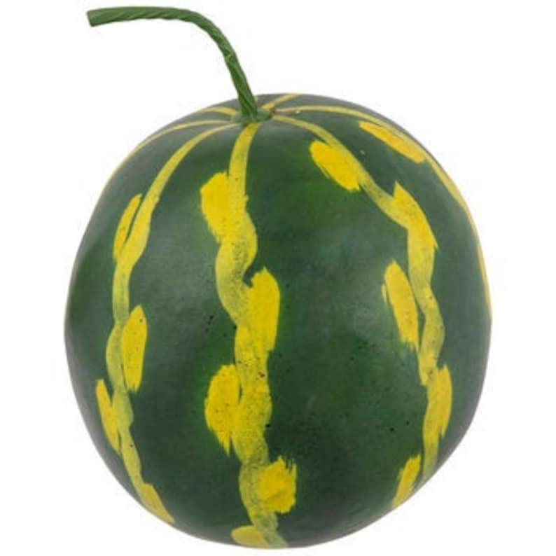 Faux Watermelon Artificial Watermelon Fake Watermelon Etsy