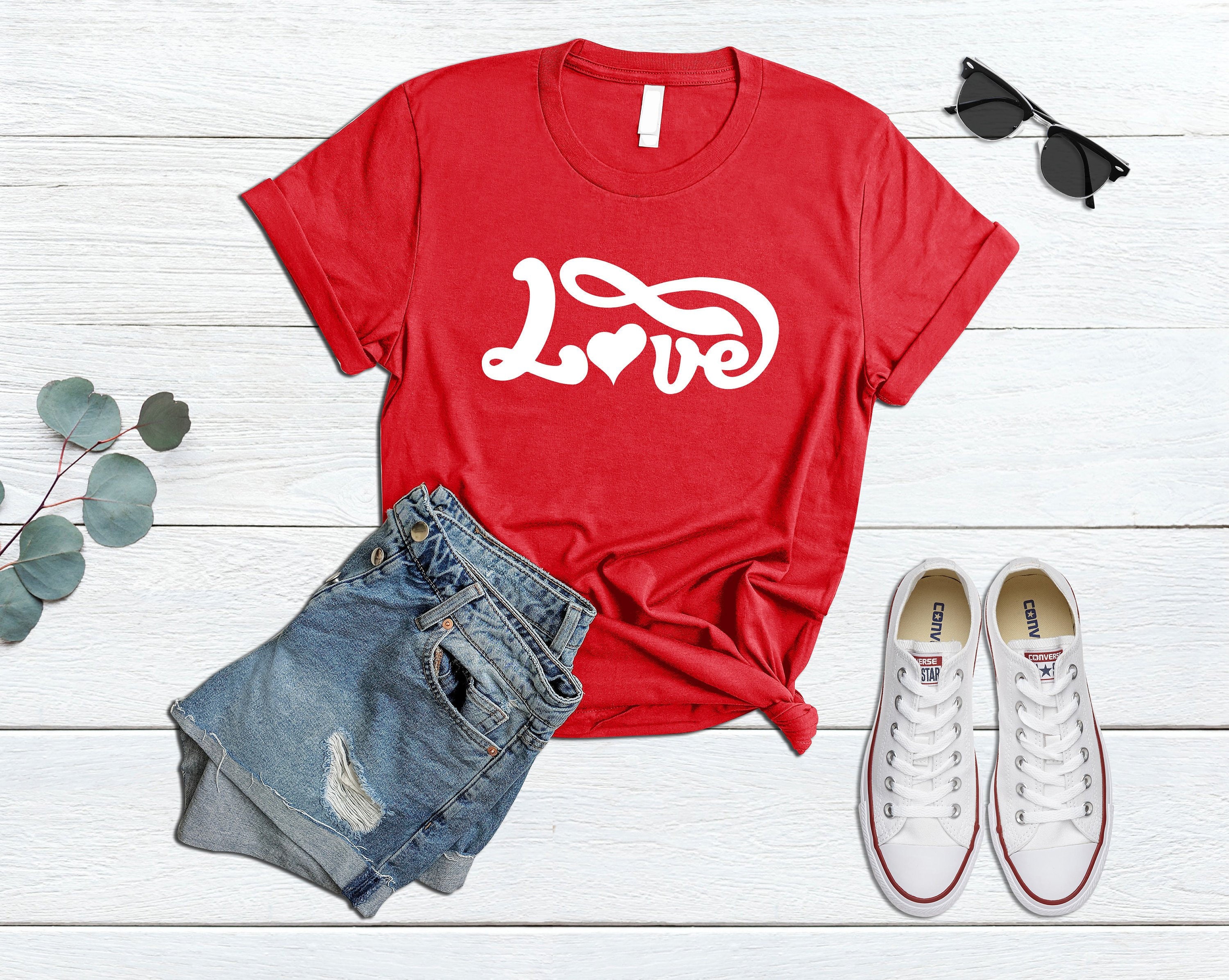 Infinite Love T-shirt Love Shirt Cute Shirts Endless Love - Etsy