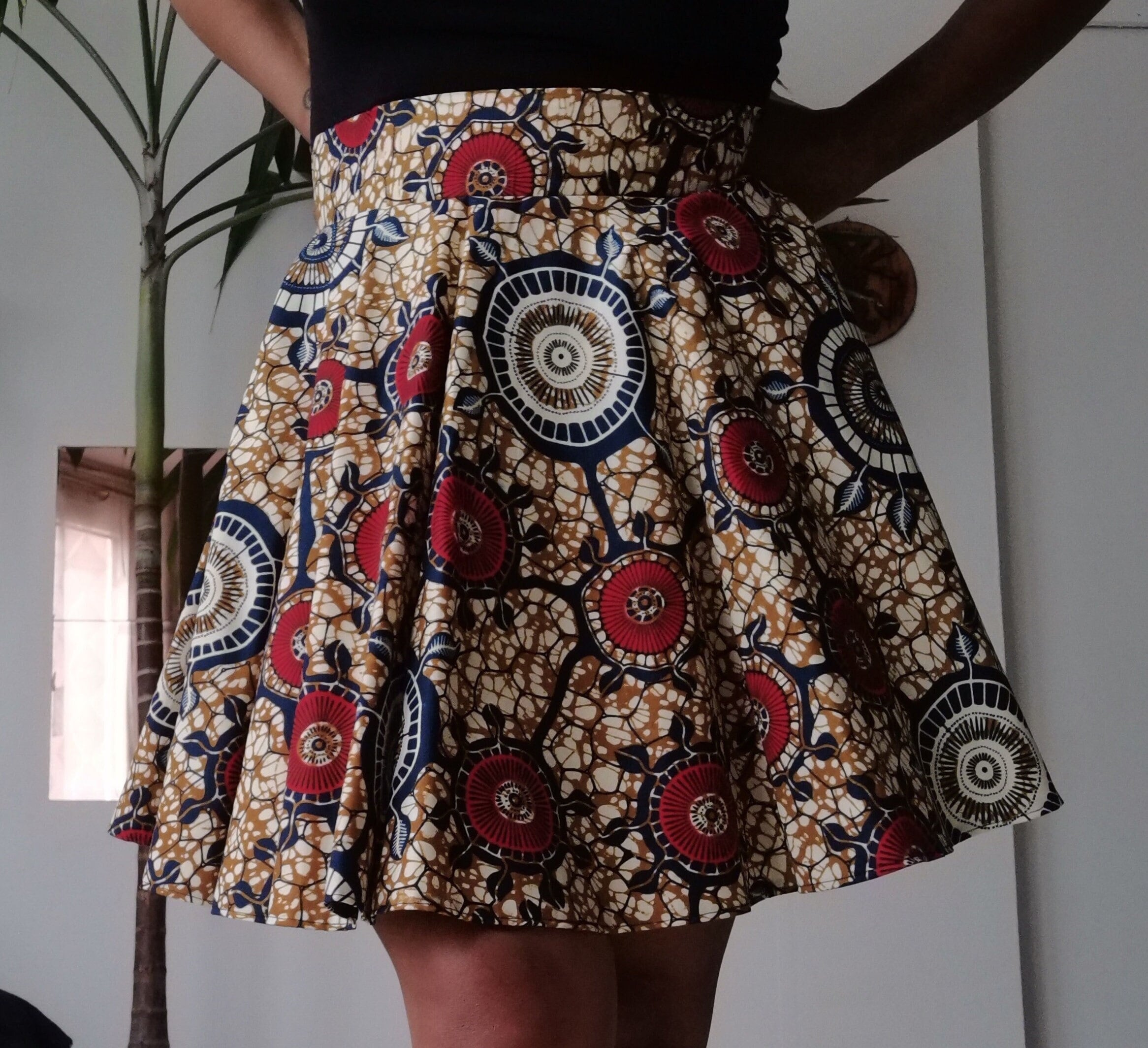 Jupe corolle wax Etsy France