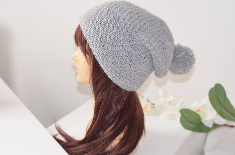 Wool Slouchy Hat Beanie Hat Beanie slouch hat for winter-warm-Winter accessories-Hat falling Beanie Hat-teens-women men