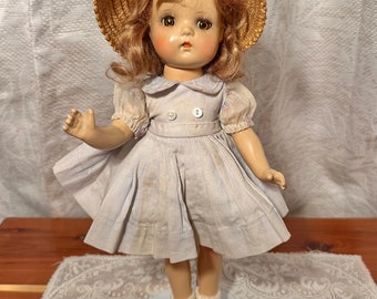 "Vintage All Composition Madame Alexander Doll ""Jeanne Walker"" Original 14"
