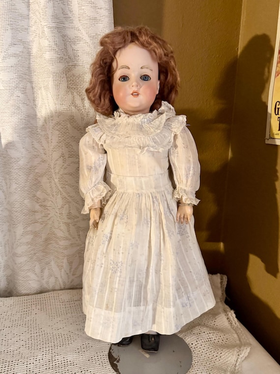 アンティークドイツ製ビスクドール アルマン・マルセイユ「クイーン