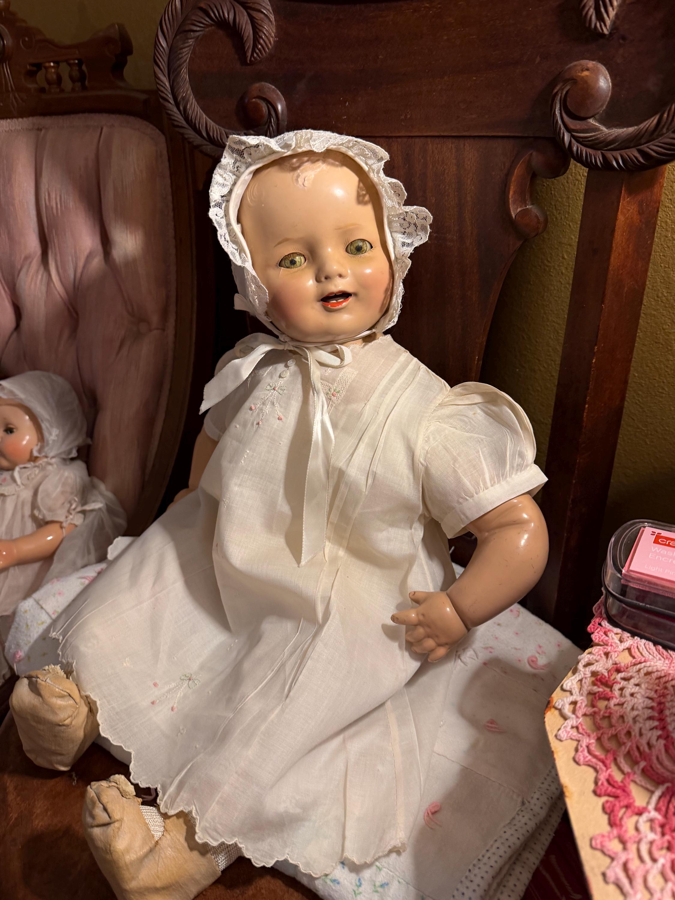Antique doll bonnet - Etsy 日本