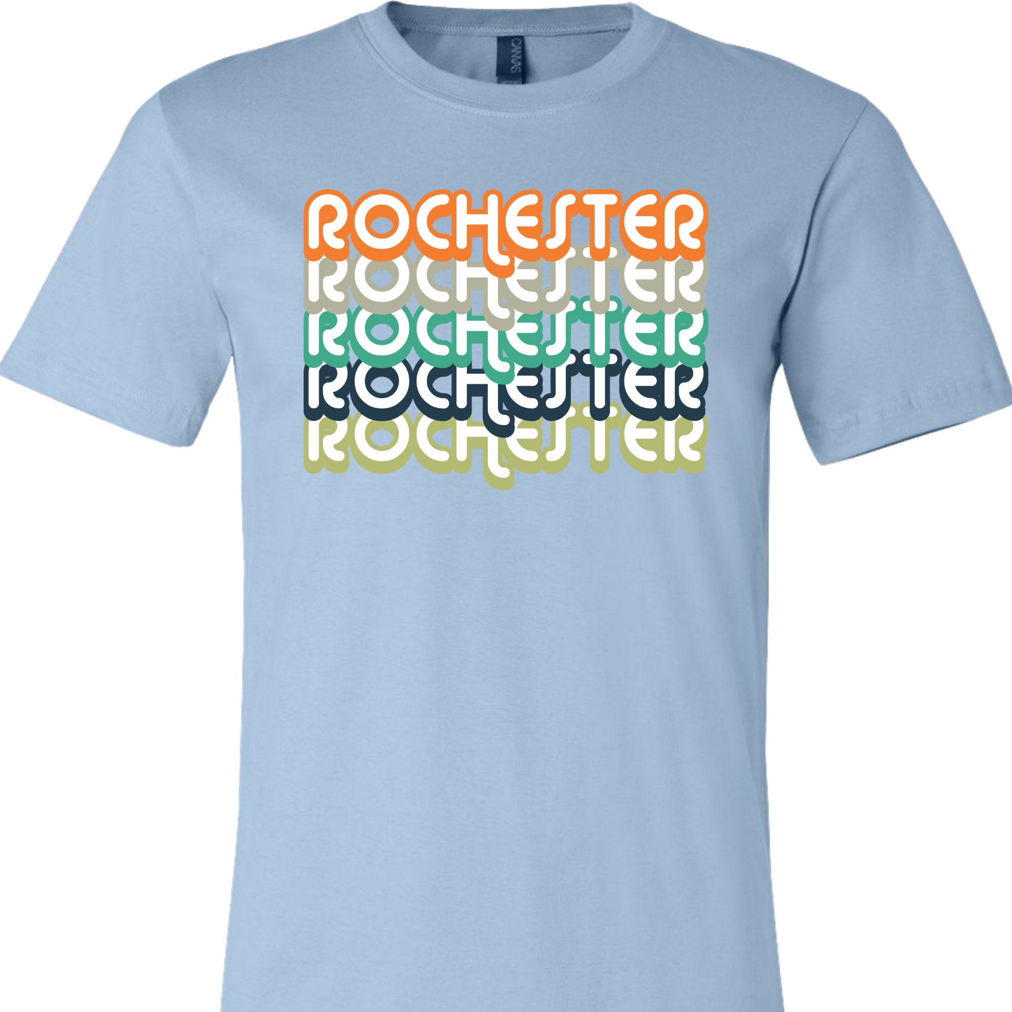 Retro Style Rochester New York Tshirt Etsy