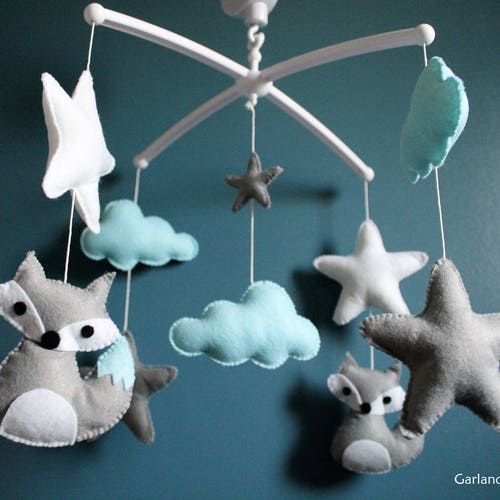 Mobile Bebe Renard Etsy