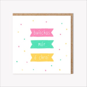 Buíochas mór o chroí, Go raibh Maith agat, Míle buíochas