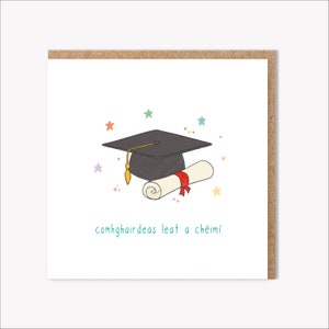 Carte de remise des diplômes irlandaise