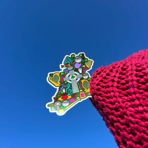 Sticker carte de l'Irlande