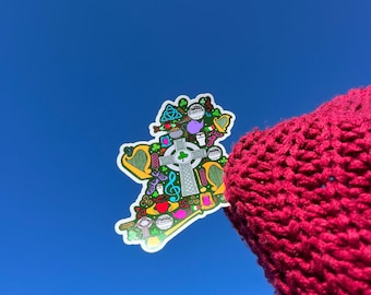 Sticker carte de l'Irlande