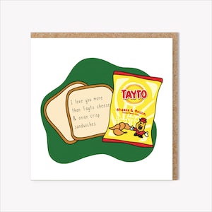 Irish Love Card, Tayto, Perfecte match, Liefde, Grappige kaart, Verjaardag