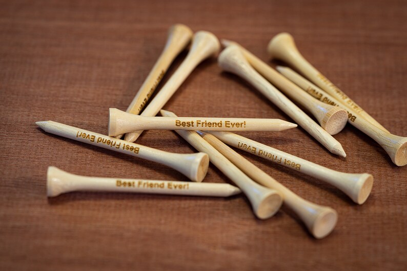 12 Personalized golf tees Engraved golf tees Engraved golf Etsy