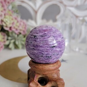 Lovin' Layers Charoite Carved Mini Sphere Carving CHARS4