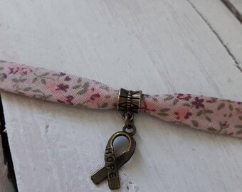 Breast cancer awareness bracelet