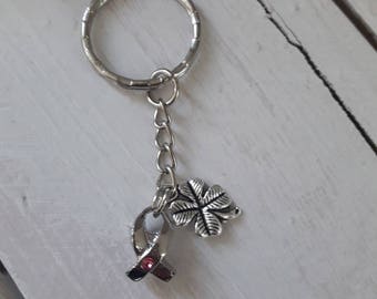 Keychain breast cancer awareness