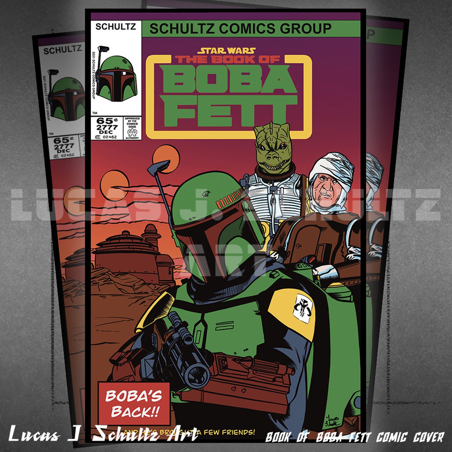 The Book of Boba Fett Classic Comic Cover Poster 11x17 Art Etsy