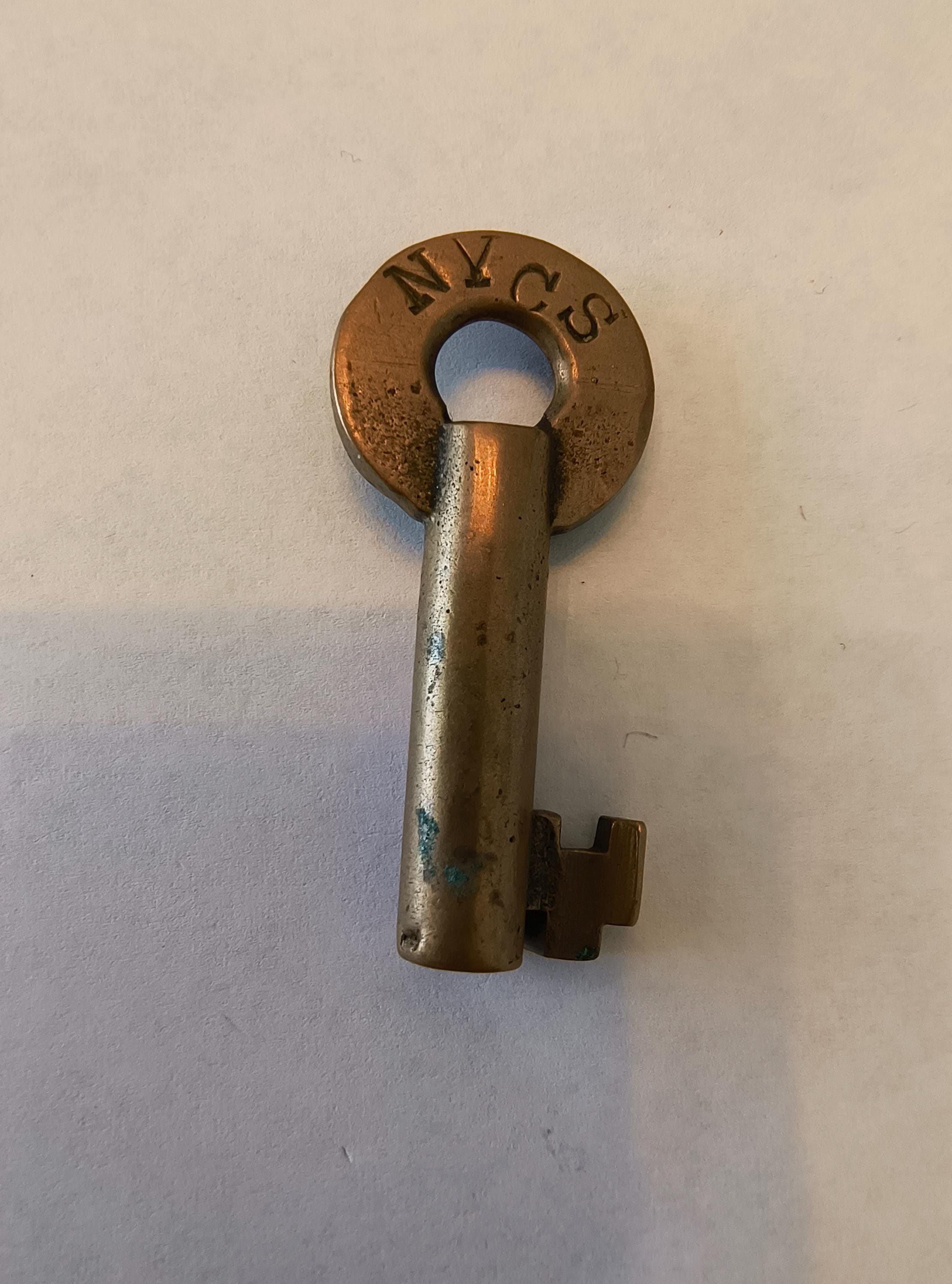 New York Central System Railroad NYCS Brass Switch Key RR130 - Etsy