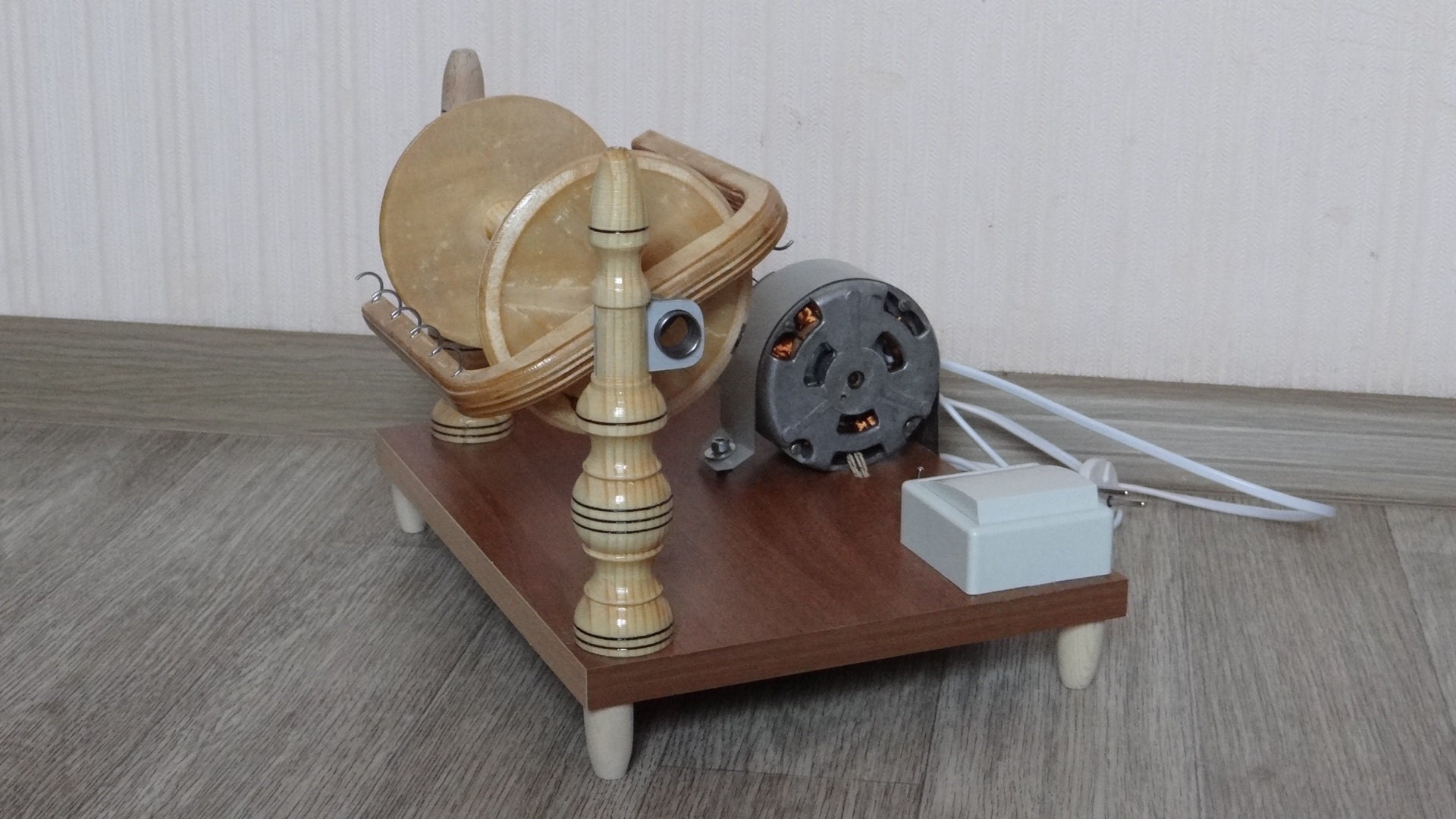 Electric Spinning Wheel Machine handmade . Электрическое Etsy