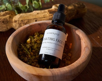 ILLUMINATING FACE OIL - rejuvenating - moisturizing - brightening - vitamin c - organic - rosehip - argan - jojoba - facial oil - serum