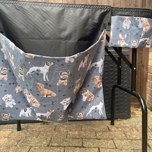 Contenitore per peli di cane, portaoggetti da tavolo e mascherina, borsa per cani