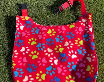 Personalised,Large Breed Bib,Dog Slobber Dribble Bib, Waterproof Dog Bib,Red, Paws, Adjustable Collar