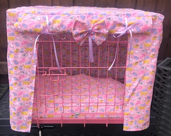 Made to Measure Dog Crate Cover: Handmade Pet Bedding