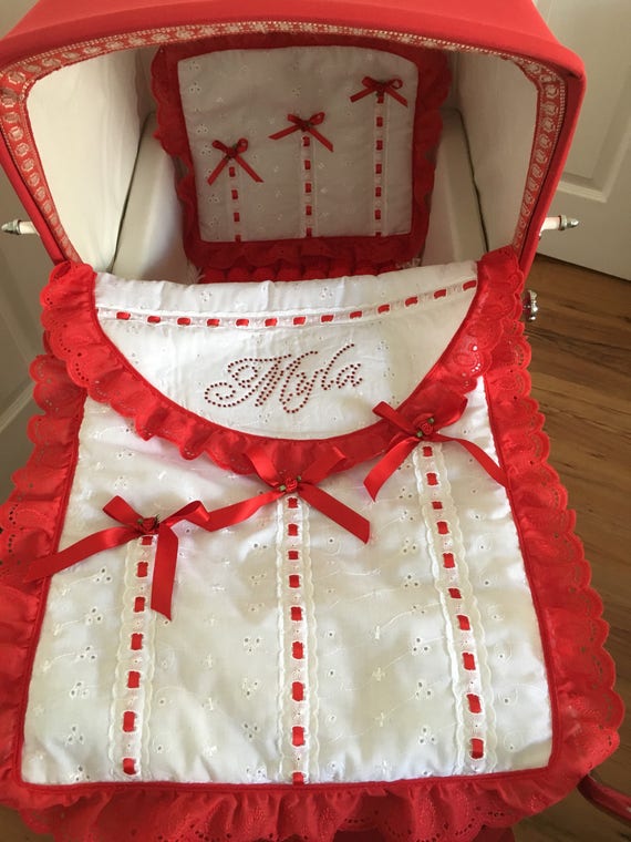 dolls pram blankets and pillows