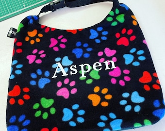 Personalized Large Breed Dog Bib: Waterproof Fleece Slobber Bib