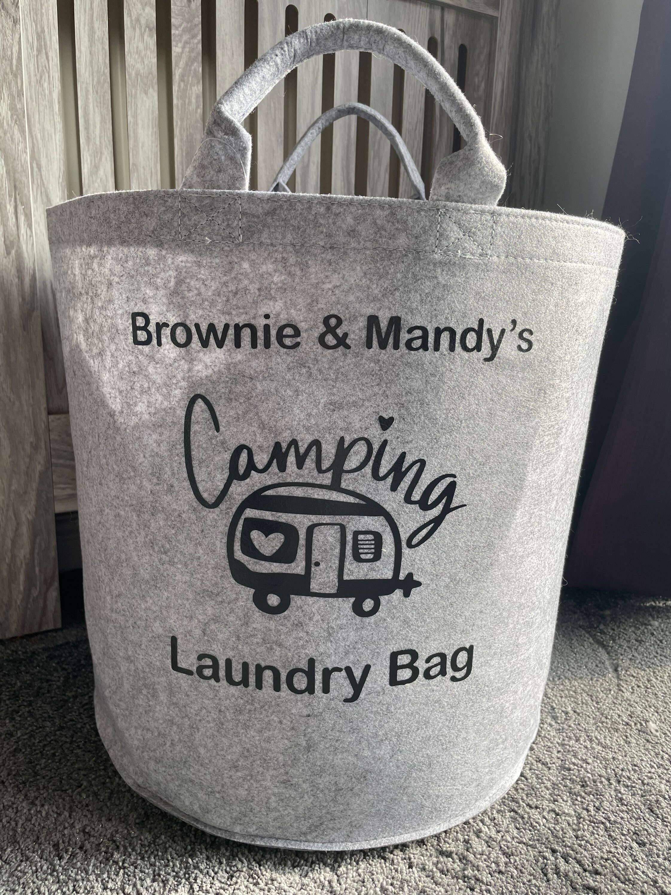 Camping top laundry bag