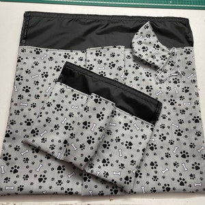 Contenitore/borsa per peli da tavolo per toelettatura cani. SOLO CONTENITORE PER PELLICCE.