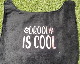 Large Breed Dog Bib: Waterproof Fleece Slobber Bib