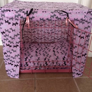 Made to measure dog/ puppy crate cover/ pet bed/ puppy training crate/ dog bed/dog bed cover