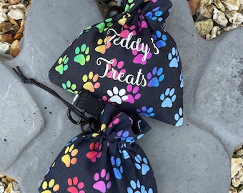 Personalised dog treat bag / pouch