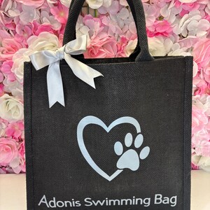 Bolsa de yute personalizada para perros imagen 9