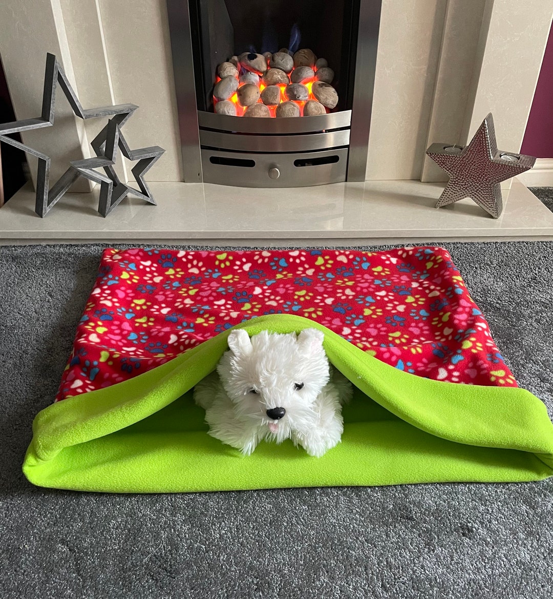 Dog / Pet Snuggle Blanket / Blanket / Burrow Bed / Dog Fleece Etsy