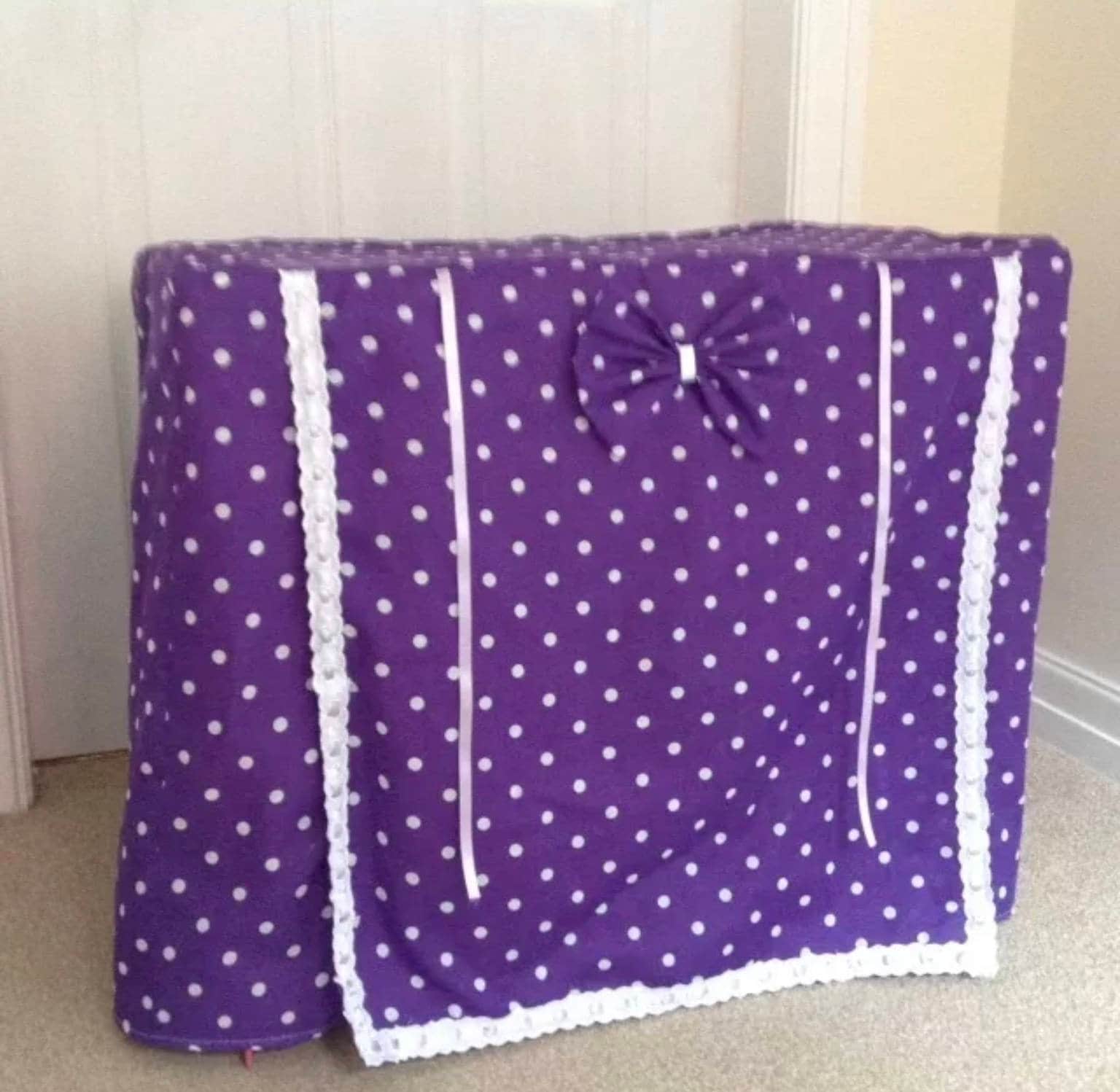 View of Made to Measure Dog Crate Cover: Puppy Training Cover - Etsy