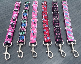 Dog grooming restraint extender strap, dog restraints, dog groomer