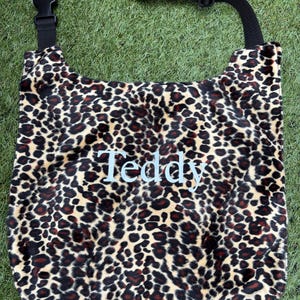 Personalised Large Breed Dog Bib, Animal Print, Drool,Slobber, Dribble, Bib ,Waterproof Bib, Newfoundland,St Bernard