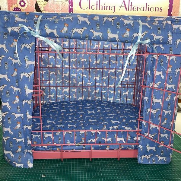 Made to measure dog crate cover / all breeds fabric/ any size