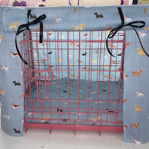 Made to measure dog / puppy crate cover / dog bed/ 3 colours