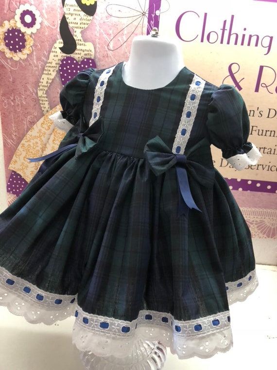 baby tartan dress