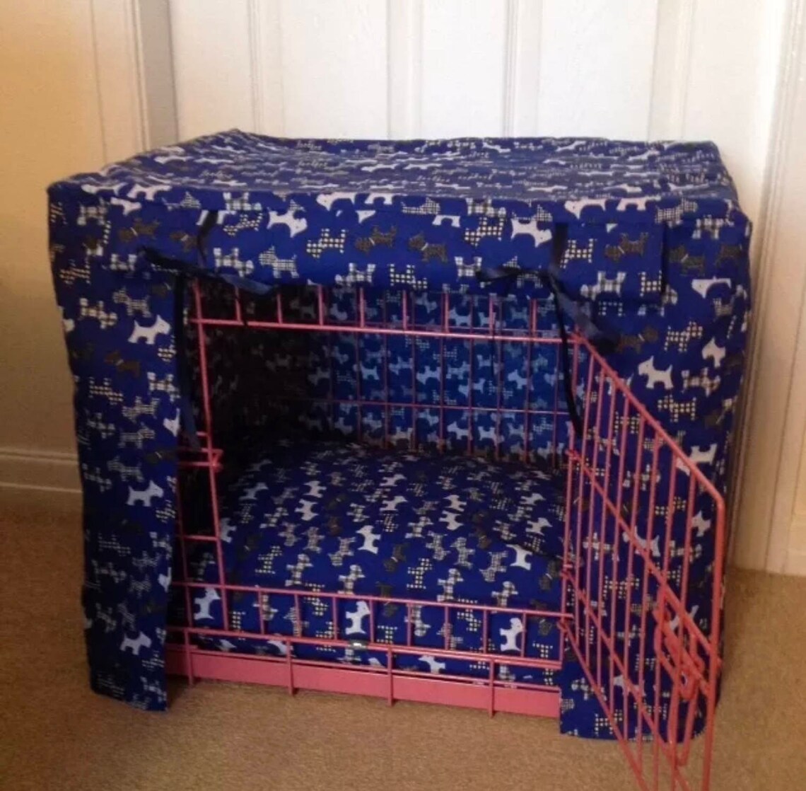 Made to measure dog/ puppy crate cover/ pet bed/ puppy Etsy