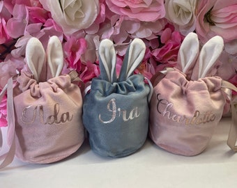Personalised Easter Bunny Bag, Easter Basket, Treat Bags, Easter Gifts, Easter Bag, Gifts for kids, Easter, Bunny Bag, Easter Bag