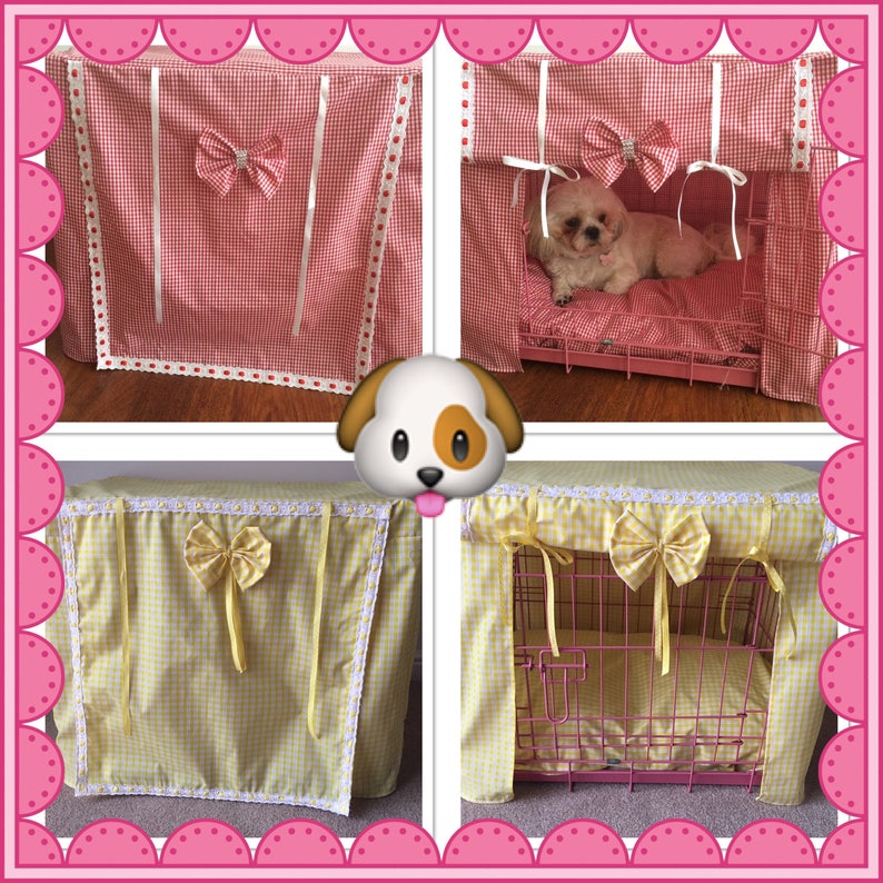 Matching Dog crate cushion cover image 4