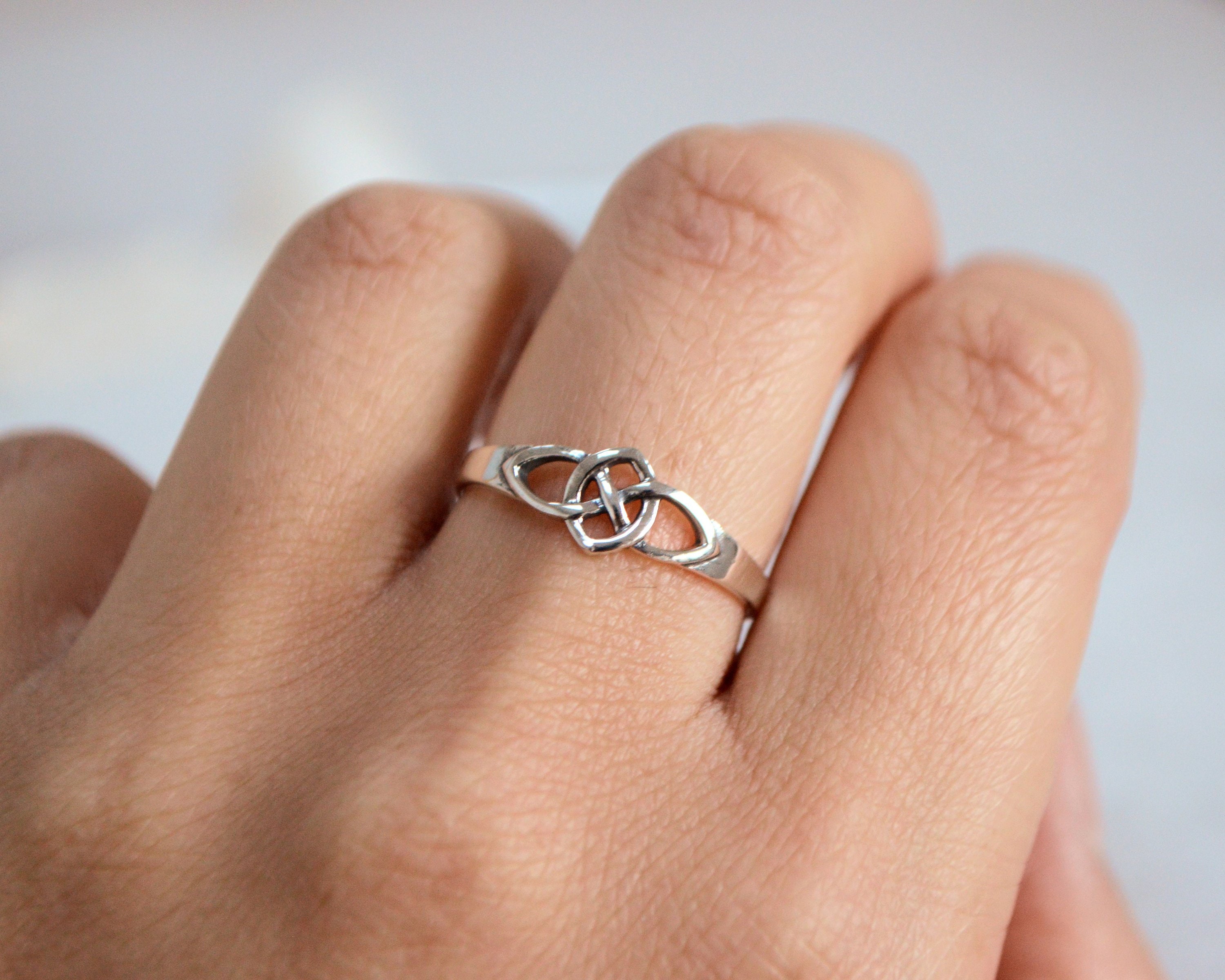 Cornish love shop knot ring