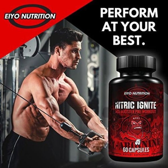 Nitric Ignite Pre Workout For Men And Women L Arginine Nitric Oxide Booster Usa Eiyo Nutrition Nitric Ignite Pre Workout For Men And Women L Arginine Nitric Oxide Booster Usa Eiyo Nutrition