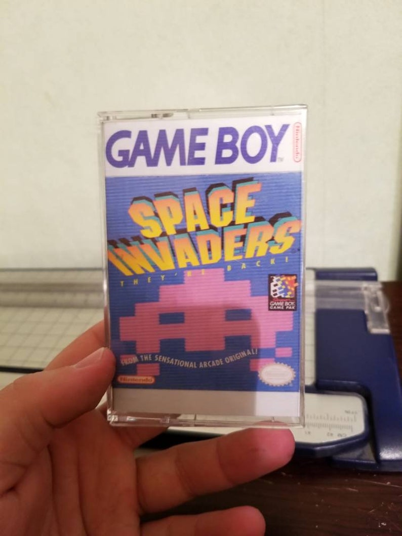 Cassette tape Gameboy game cases. Etsy