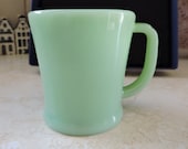 Jadite Fire King Green Jade Jadeite Coffee Mug Martha Stewart Favorite Anchor Hocking Mug